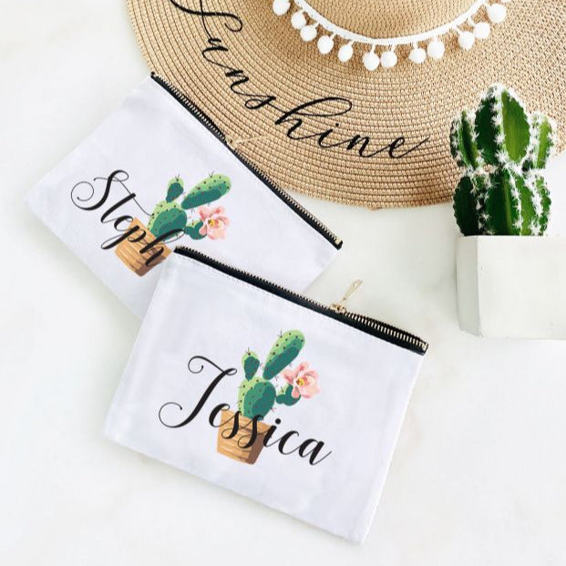 Fiesta Canvas Cosmetic Bags