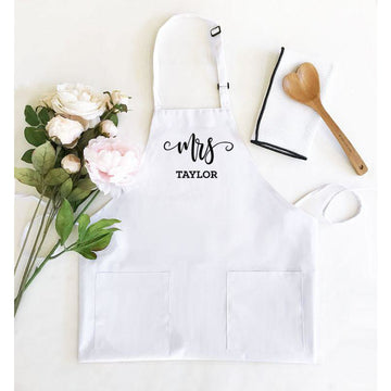 Mr & Mrs Personalized Aprons