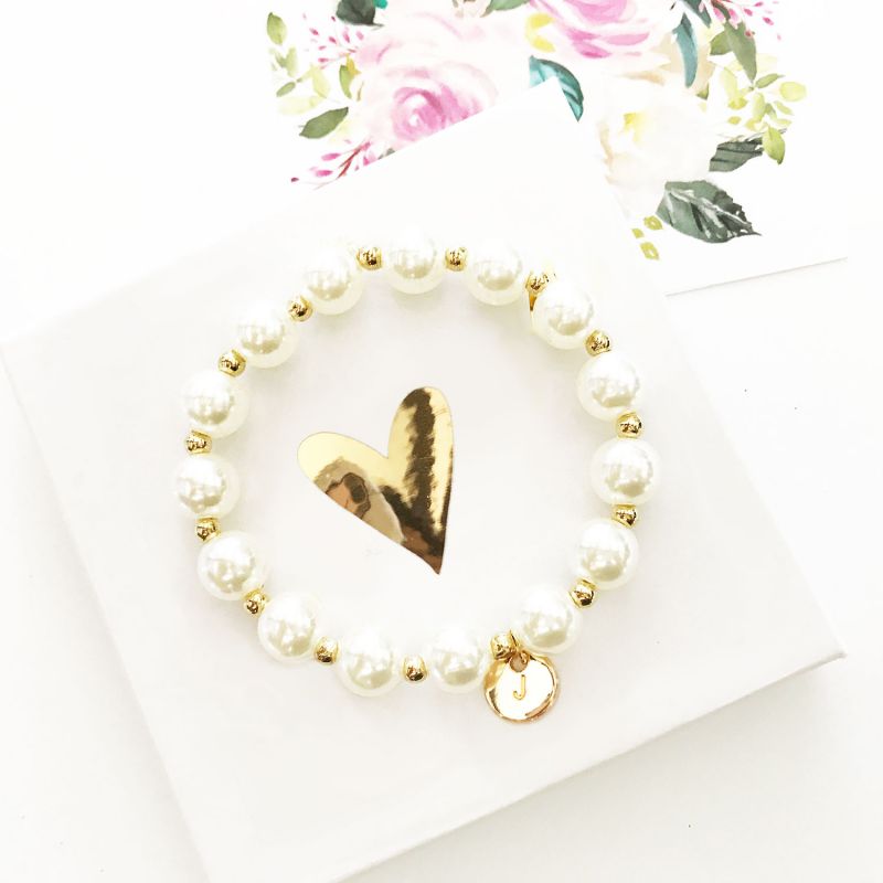 Monogram Pearl Bracelet