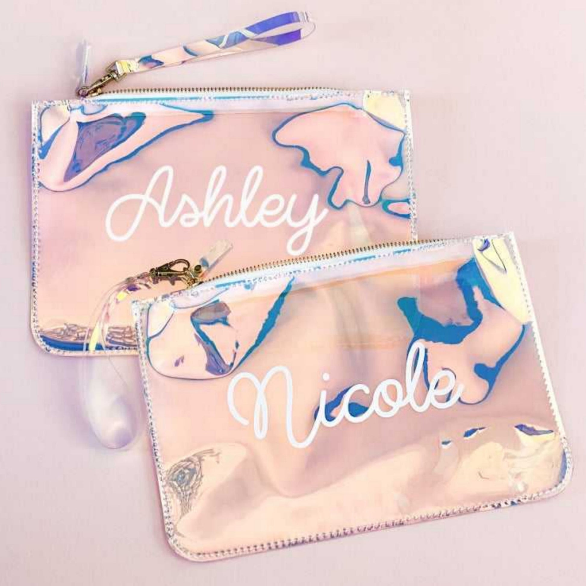 Personalized Holographic Cosmetic Bag