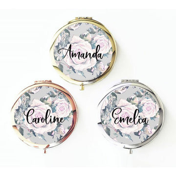 Personalized Rose Garden Compacts